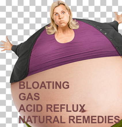 BLOATING GAS ACID REFLUX 10 NATURAL REMEDIES