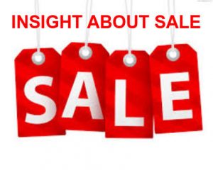 INSIGHT ABOUT SALE